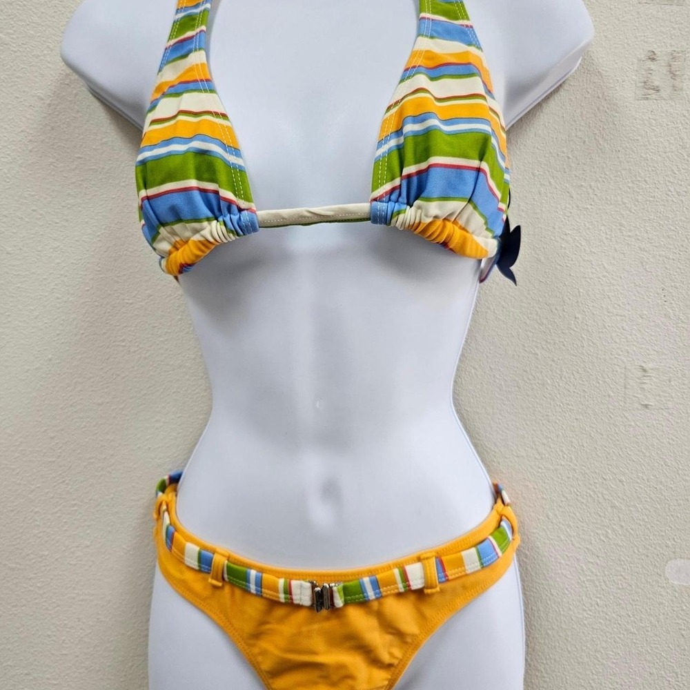 Women's Swim Bikini Buzios Brazil multicolor Bathing Suit New